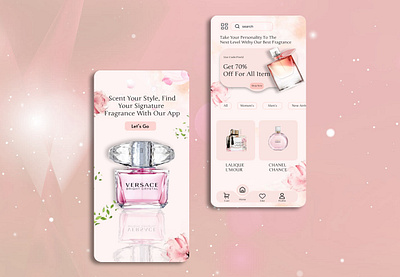 Perfume ecommerce (1) graphic design ui