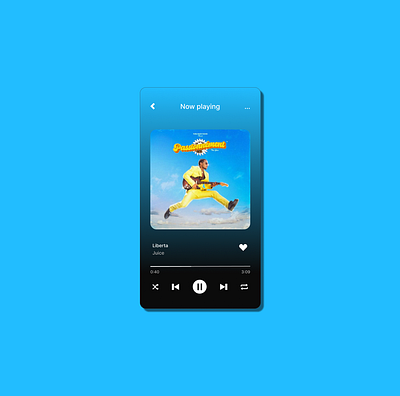 #009 Music Player 009dailyui dailyui graphic design ui