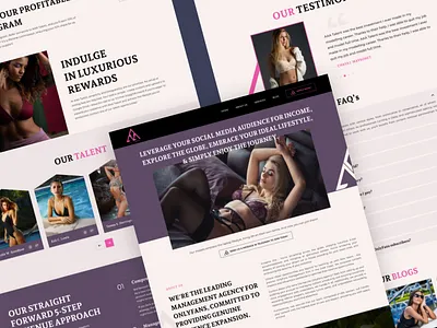 OnlyFans Agency Websites: High-Quality Figma & WordPress Designs figma graphic design landing page design onlyfans onlyfans agency onlyfans agency website onlyfans agency website design onlyfans development onlyfans marketing agency onlyfans modeling website onlyfans website design uiux website design