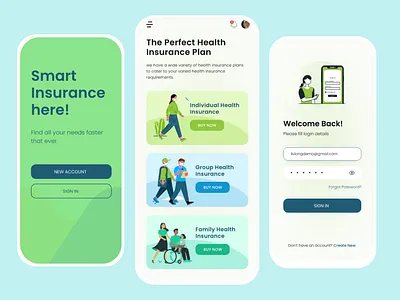 Group Insurance App android app android app design android app uiux app design app uiux banner banner design branding design graphic design group insurance group insurance app illustration insurance app logo mobile app template ui uiux design