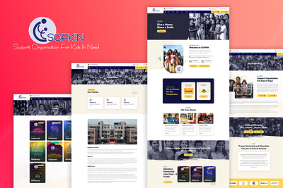 SOFKIN (Non-Profit) non profit ui ux website design