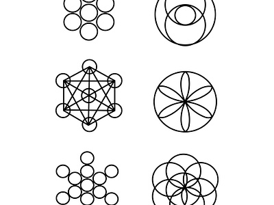 Spiritual symbols sacred geometry magic app branding design graphic design illustration logo typography ui ux vector