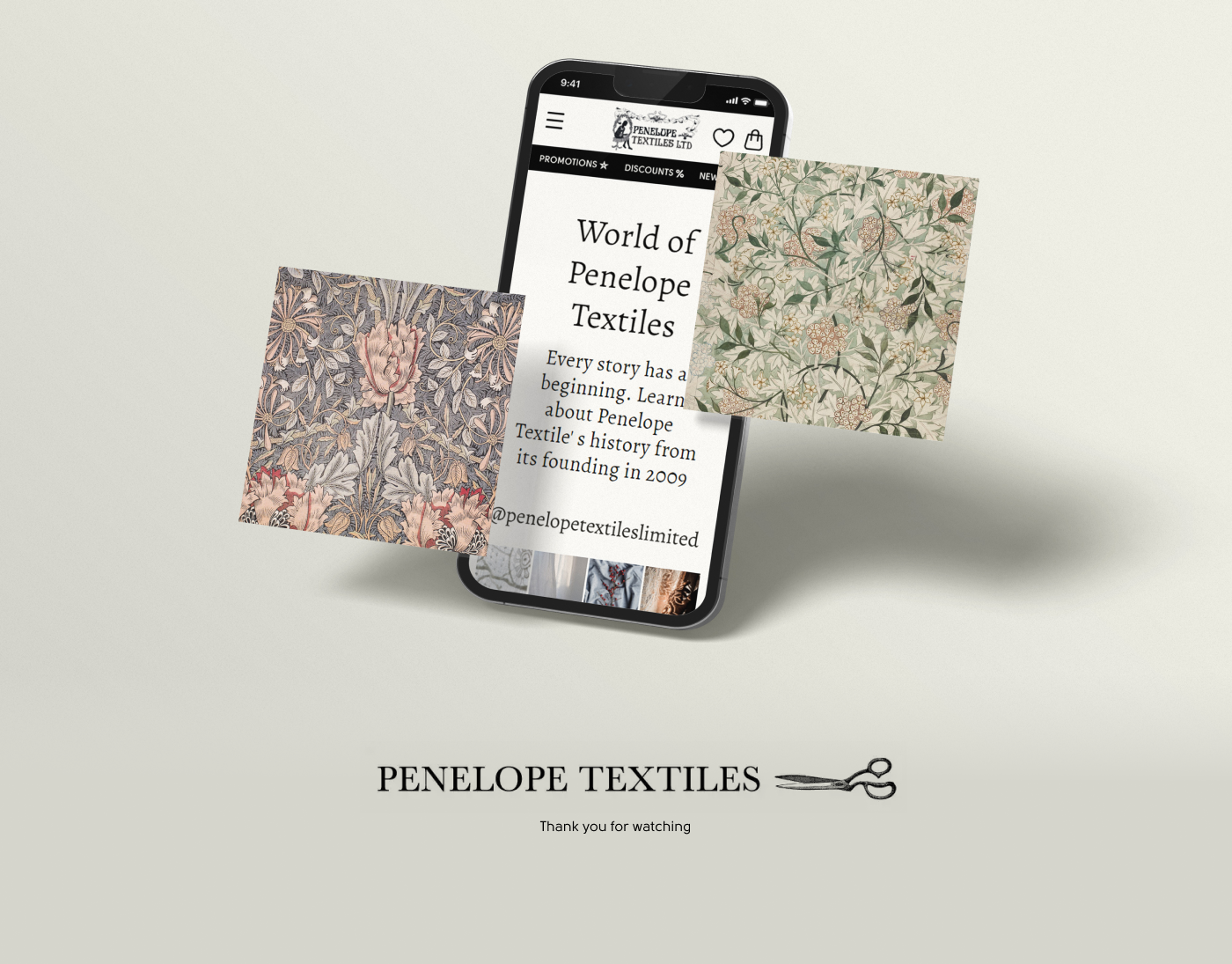 Penelope Textiles - E-commerce Design & Development (Shopify) design design development e commerce design shopify shopify design shopify experts textiles ui uxui website design website development