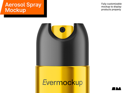 Aerosol Spray Mockup 3d aerosol bottle mockup branding download evermockup glossy graphic design illustration matte metallic mockup mockups packaging spray bottle template