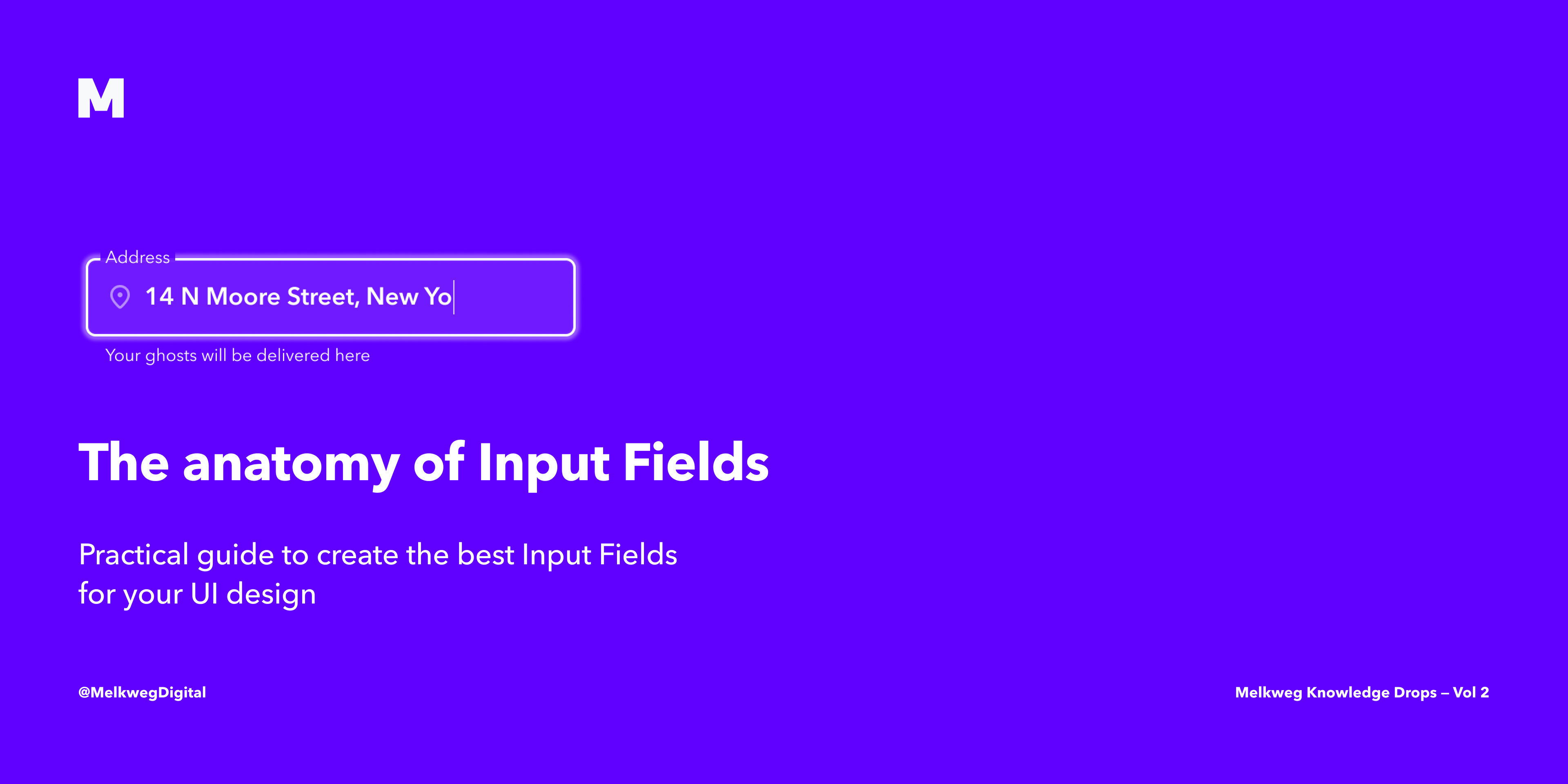 Melkweg Knowledge Drops – Vol 2. design form inputfield melkwegknowledgedrops textfield ui user interface ux webdesign