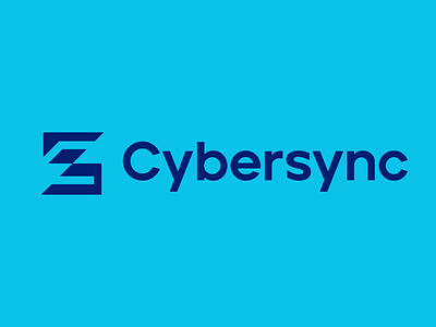 Cybersync branding graphic design logo