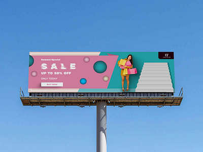 Billboard Banner Design banner billboard branding design graphic design illustration logo typography vector