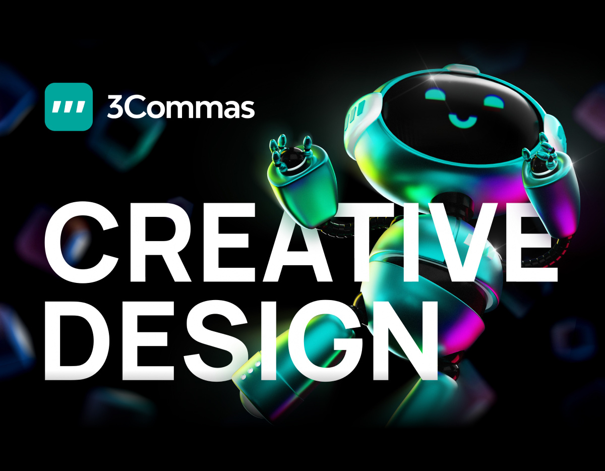 3Commas — crypto trading bots 3d character crypto product ui ux