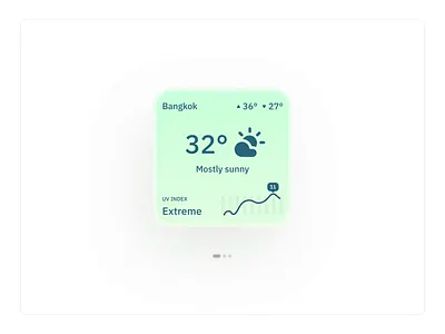 SuperFine → [Weather widget] animation colors icons superfine transition ui ux weather widget
