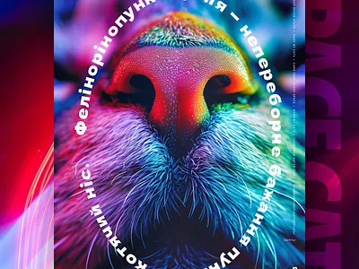 Felinorhinopunctophilia ai branding cat daliy design illustration poster print
