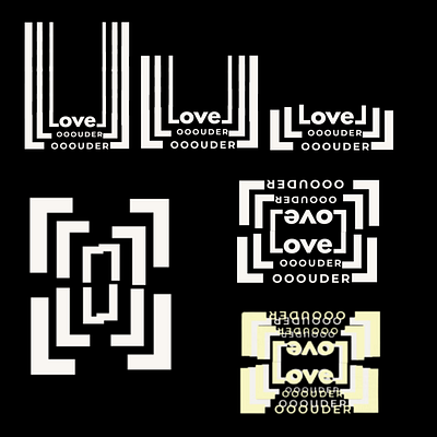 Lovelouder, louder logodesign. branding design graphic design logo logodesign