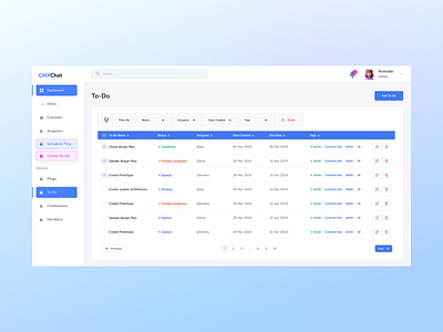 SaaS Dashboard UI Design ai dashboard design figma product design saas table table design ui ux