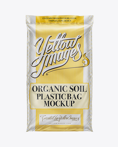 Free Download PSD Plastic Bag W/ Organic Soil Mockup (2 cbft) branding mockup free mockup psd mockup designs