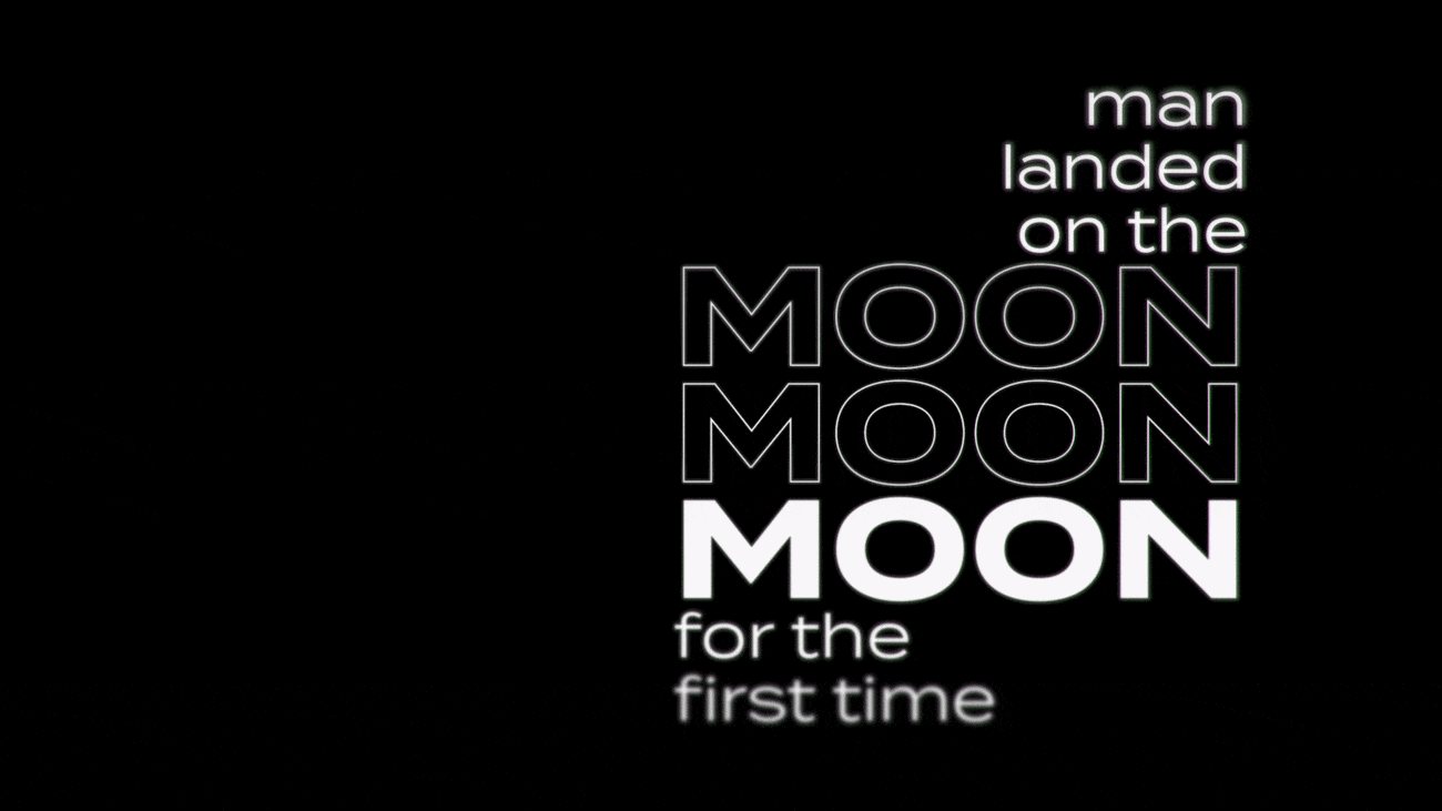 Stonewall Outloud - Typography animation design documentary film font glow gradient lgbtqia modern mograph moon motion graphics outline pride queer retro stonewall text typography youtube