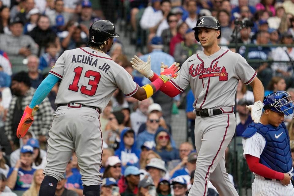 Olson and Acuna Jr Braves forever not just when we win signature atlanta braves matt olson ronald acuña jr
