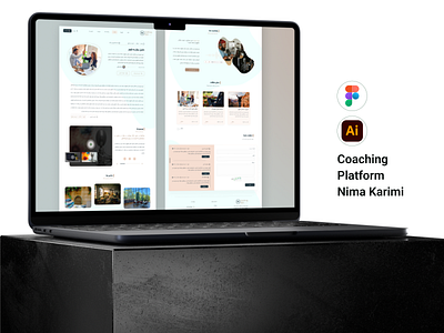 Coaching Company internal pages - Full web figma graphic design illustration ui uiux ux website design website graphic xd