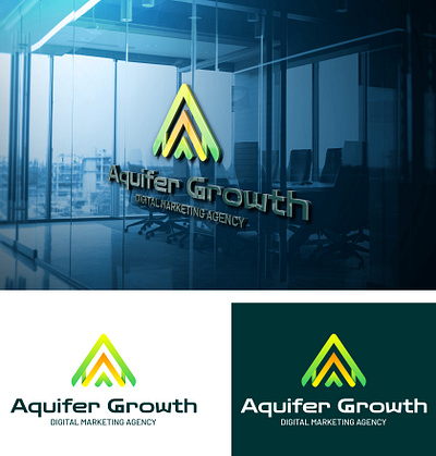 Aquifer Growth Logo Design branding graphic design logo