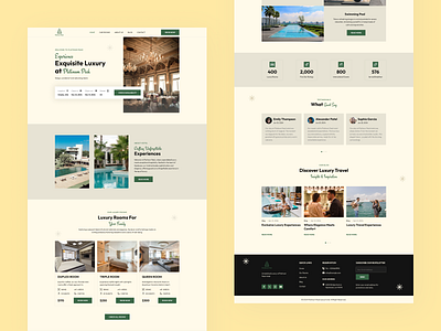 Luxury Hotel Website Design app dashboard hotelwebsite luxuryhotel luxuryhotelui luxuryhotelwebiste ui websitedesign webui