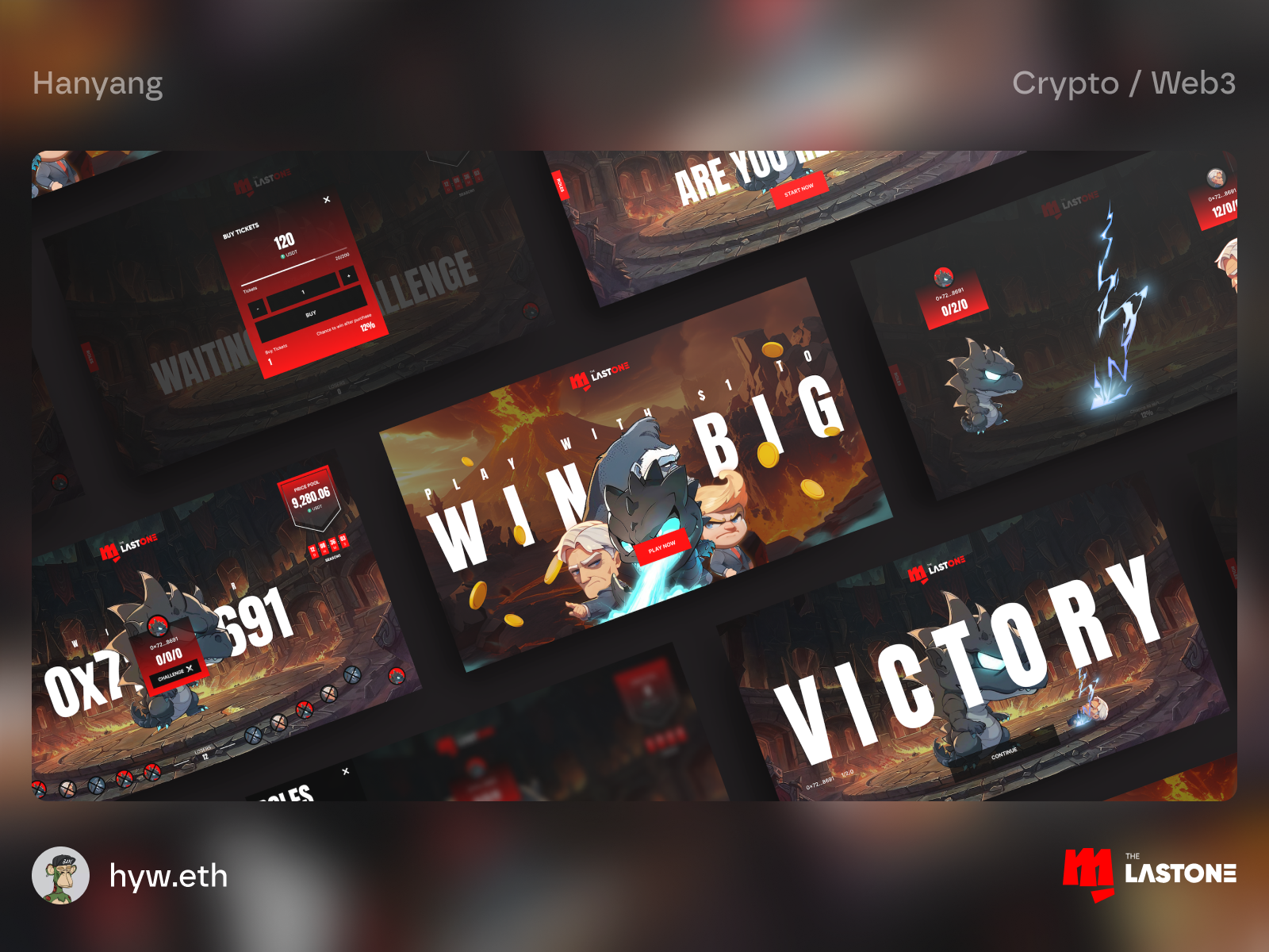 THE LASTONE - THE WEB3 PK GAMEFI bitcoin blockchain branding btc crypto design game gamefi homepage illustration landingpage minimal minimalist nft ui ux web web3 website