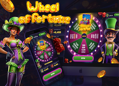 Wheel of Fortune – Lepricon Casino Website bets casino design figma gambling gaming graphic design illustration lepricon logo lucky wheel online casino spins ui vector web design wheel of fortune