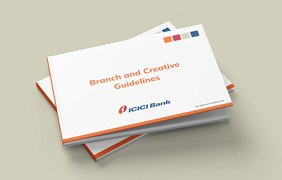 ICICI Bank - Branch and Creative Guidelines branding graphic design