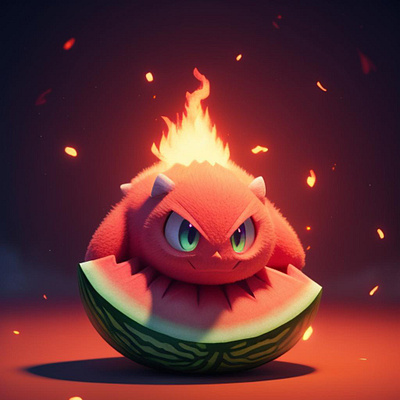 Fire Watermelon 6