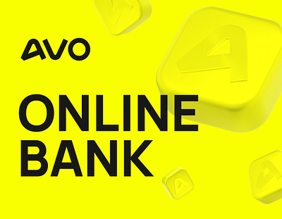 AVO bank — online banking 3d app avo bank banking blender character fintech mobile product ui ux