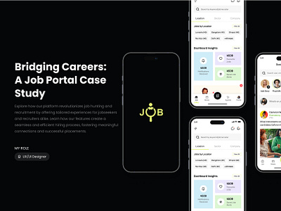 Case Study - Job Portal App (For Job Seeker) appdesign behance casestudy designinspiration designprocess employee jobportal jobportalapp jobsearch jobseeker mobileapp productdesign recruitment ui uidesign userexperience userinterface ux uxdesign webdesign