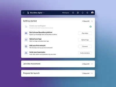 IT SaaS – Setup guide app creative design interface saas ui