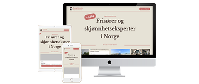 Norge Beauty | Beauty App in Norway web design