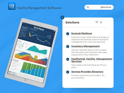Ecotrak Facility Management Software centralized facility management