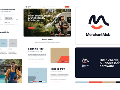 MerchantMob app branding design graphic design icon identity illustration logo ui website