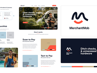 MerchantMob app branding design graphic design icon identity illustration logo ui website
