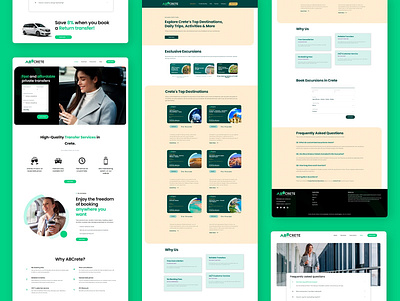 ABCrete - Landing Page Design graphic design ui