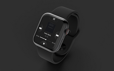 #DailyUI 009 - Music Player apple watch dailyui dailyui009 music app music player smart watch ui ui design ux watch app