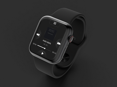 #DailyUI 009 - Music Player apple watch dailyui dailyui009 music app music player smart watch ui ui design ux watch app