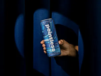 Digital Product shot for Pointless Ginger Ale ai beer label beverage branding can label can label design cpg design drink ginger ale label design packaging design product shot