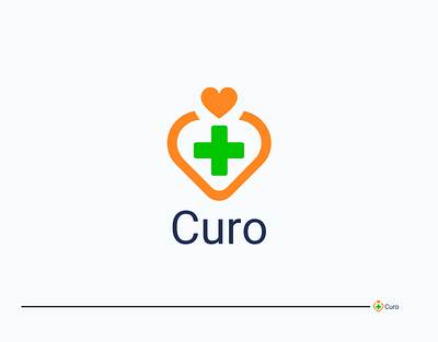 Curo logo Design | Brand Guidelines | Medical logo brand design brand guidelines branding design graphic design logo logo design medical logo medical logo design visual identity