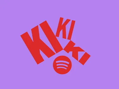 KIKIKI logo music pride purple red spotify