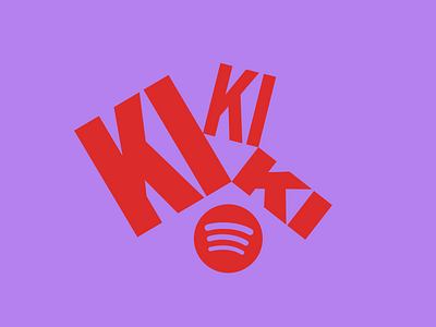 KIKIKI logo music pride purple red spotify