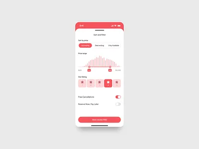 Filter or Sort options ui components dailyuichallenge filter ui mobile sort ui ux