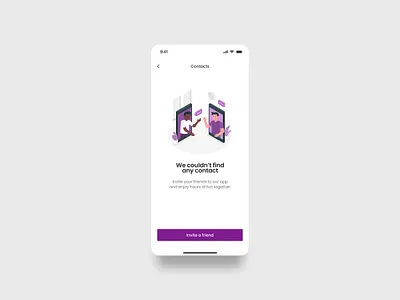 Invite contact screen components dailyuichallenge design invite contact screen mobile ui ux