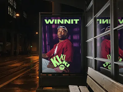 KIKIKI billboard lightbox music poster spotify