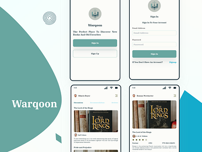 Warqoon mobile app app mobile application book book store mobile app books books store bookshop bookstore e book e commerce graphic design mobile mobile app online book store product design store ui ui design ui ux uidesign