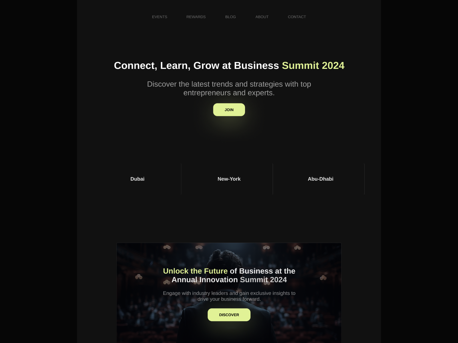 Event Agency | Landing Page agency booking business business meeting camps dubai events landing page meeting product design startup web design webdesign webflow webflow design webflow template webinar