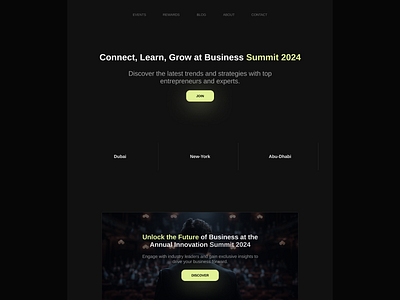 Event Agency | Landing Page agency booking business business meeting camps dubai events landing page meeting product design startup web design webdesign webflow webflow design webflow template webinar
