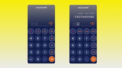 Calculator #Dailyui 004 challenge basic calculator challenge dailyui day 004 design graphic design scientific calculator ui ui design ux design