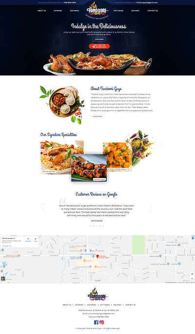 TandooriGuys branding graphic design logo design ui website design