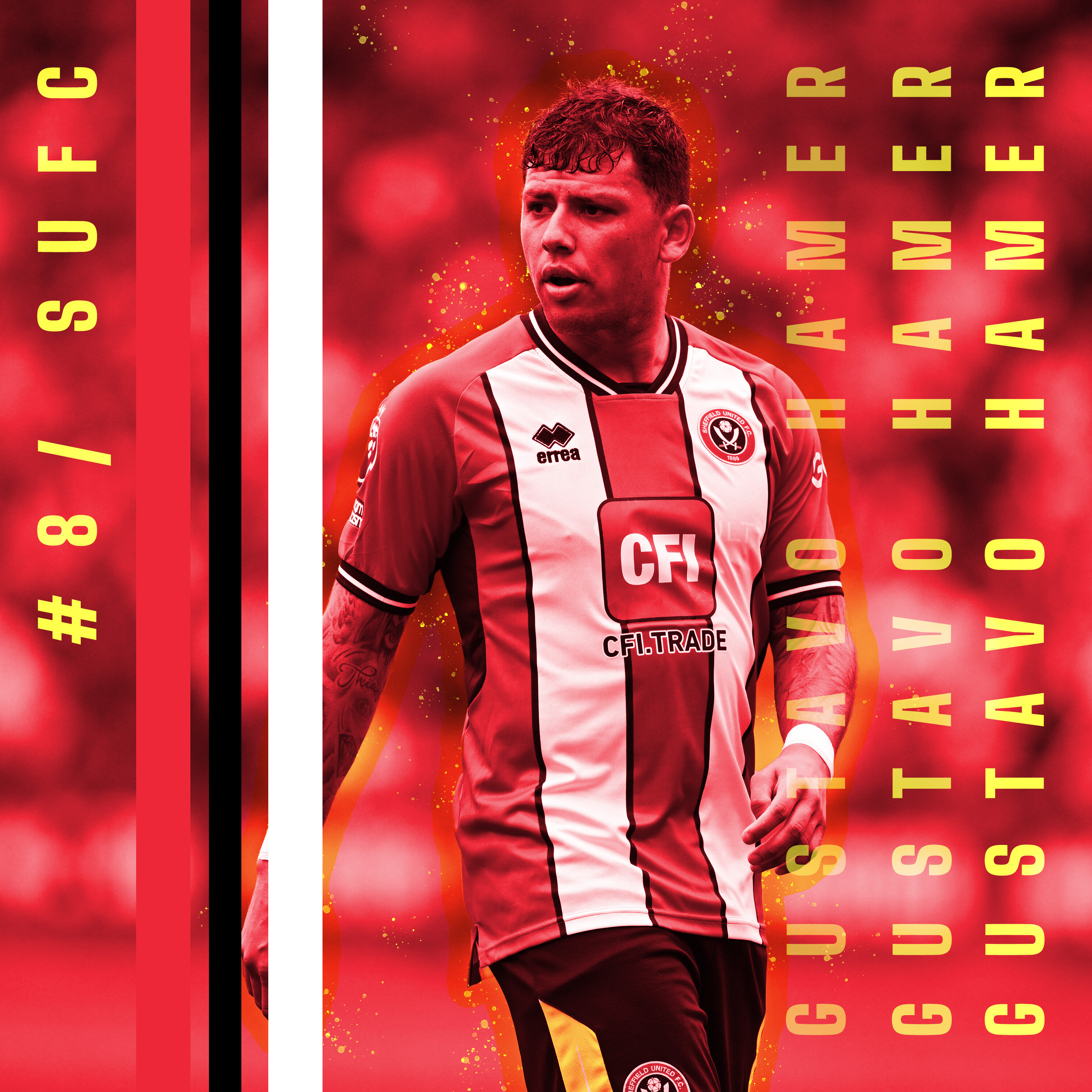 Talisman Project: Gustavo Hamer art design football football player graphic design illustration premier league sheffield united soccer