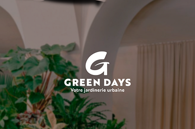 GREEN DAYS | Branding garden store animation branding design garden graphic design logo motion graphics plant store ui